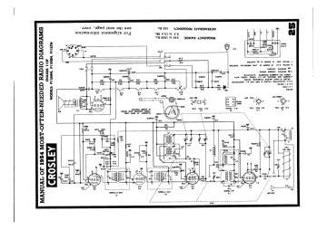 Crosley 115F ;Chassis schematic circuit diagram